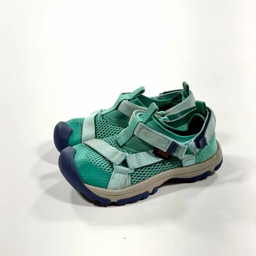 Teva Turquoise Mesh Sandals size 12
